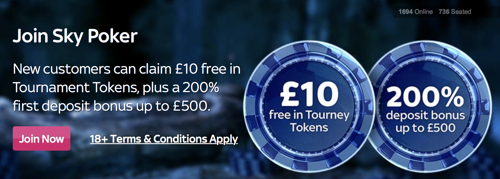 Sky Poker Free Cash Bonus